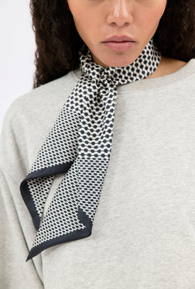 MINIMAL Schal, Black White from ODEEH 