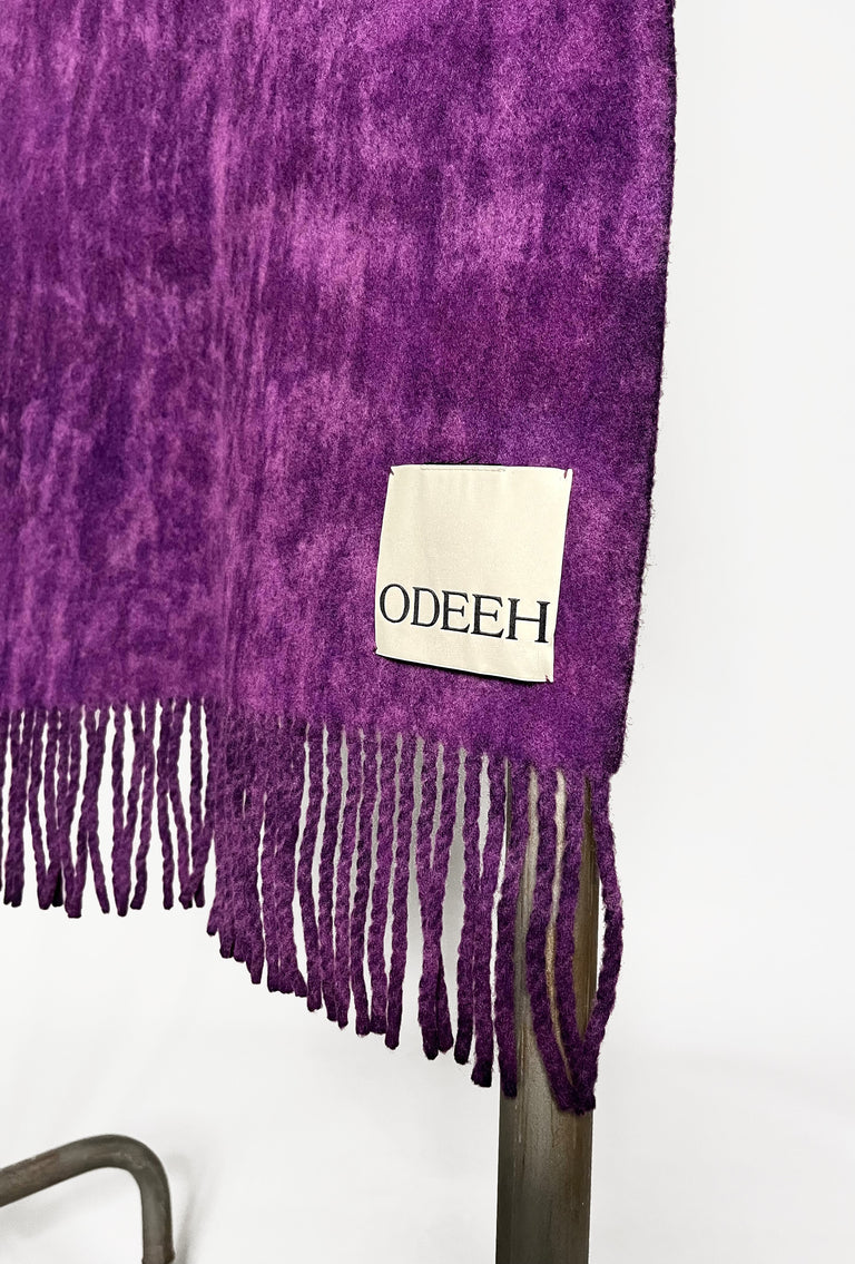 Odeeh Cold Dyed Schal, Mulberry