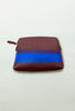 Hand Painted Leather Zipper Bag, Chestnut from ODEEH 