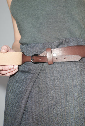 Leather Belt, Toffee from ODEEH 