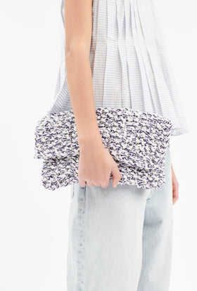 Knitted Clutch, Frozen Berry from ODEEH 
