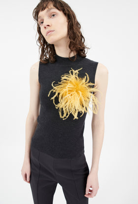 Feather Brosche, Jade Yellow from ODEEH 