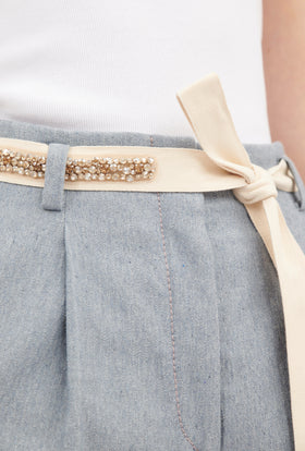 Rhinestone Belt, Vanilla from ODEEH 
