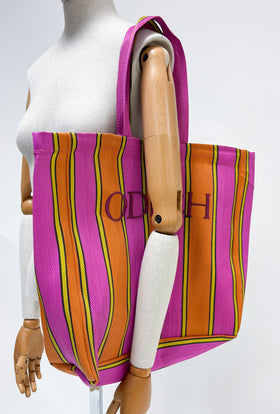 ODEEH Stripe Shopper, Pink from ODEEH 