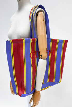 ODEEH Stripe Shopper, Dark Lilac from ODEEH 