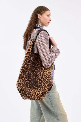 Panther Goat Skin Tasche, Feline from ODEEH 