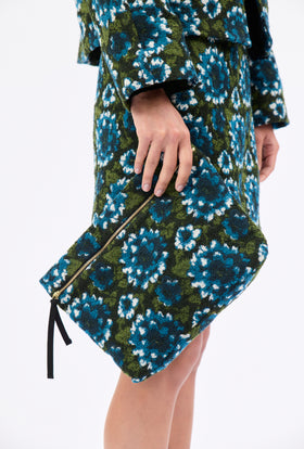TERRY JACQUARD Tasche, Dark Peacock from ODEEH 