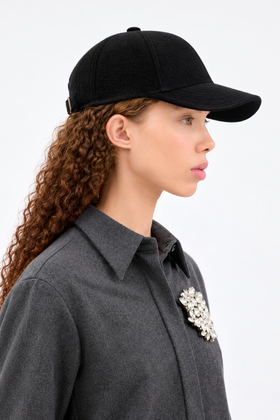 HATS & CAPS Cap, Jet Black from ODEEH 