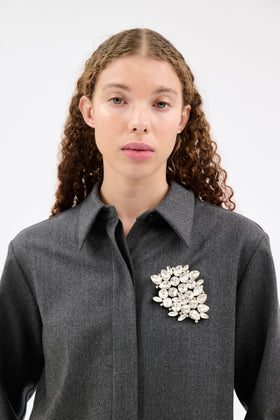 Rhinestone Brosche, Glass from ODEEH 