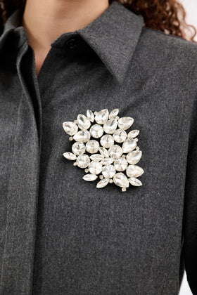 Rhinestone Brosche, Glass from ODEEH 