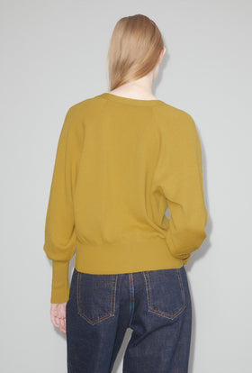Light Cashmere Cardigan, Moss from ODEEH 