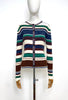Cotton Linen Crepe Cardigan, Heather Blue from ODEEH 