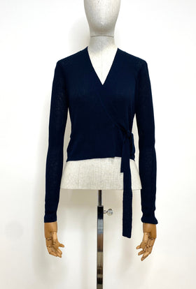 Fine Silk/ Linen Cardigan, Ink from ODEEH 