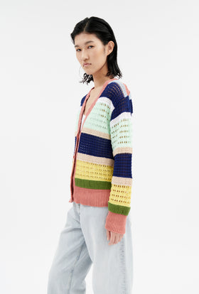 Cablé Cardigan, Multicolor from ODEEH 