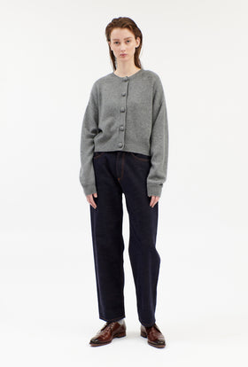 LIGHT CASHMERE Cardigan, Heather Grey from ODEEH 