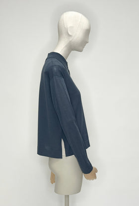 MERINO EXTRAFINE Pullover, Steel from ODEEH 