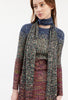 SPACE-DYED WOOL MIX Schal, Multicolor from ODEEH 