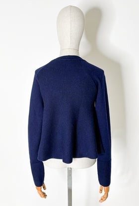 Slub Tweed Cardigan, Olive Brown from ODEEH 