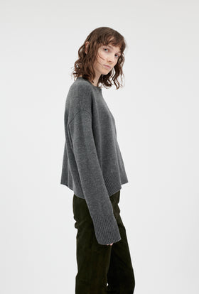 CASHWOOL Pullover, Flannel Grey from ODEEH 