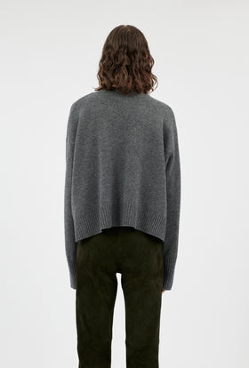 CASHWOOL Pullover, Flannel Grey from ODEEH 