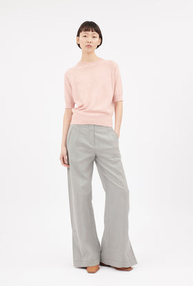 Slub Tweed Cardigan, Olive Brown from ODEEH 