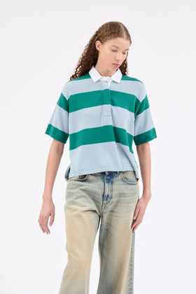 Preppy Polo Shirt, Emerald from ODEEH 