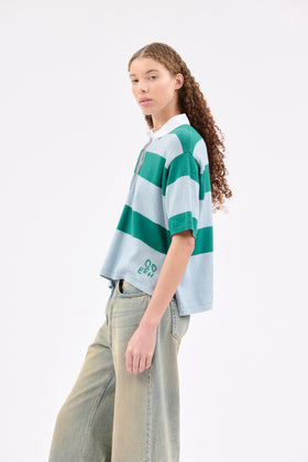 Preppy Polo Shirt, Emerald from ODEEH 