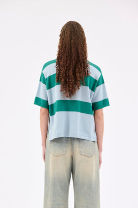 Preppy Polo Shirt, Emerald from ODEEH 
