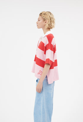 Preppy Polo Shirt, True Red from ODEEH 