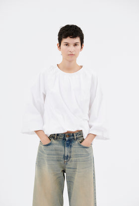 Poplin Shirt, White from ODEEH 