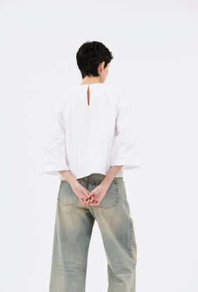 Poplin Shirt, White from ODEEH 