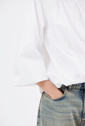 Poplin Shirt, White from ODEEH 