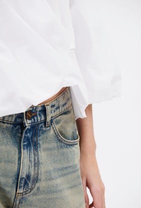 Poplin Shirt, White from ODEEH 