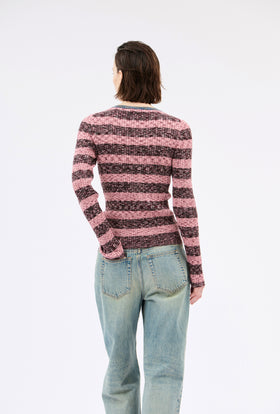 SPACE DYED Yarn Mix Pullover, Multicolor from ODEEH 