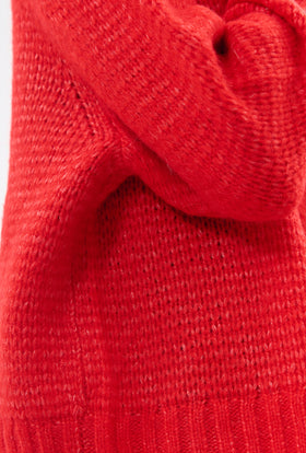 ALPACA WOOL MIX Pullover, True Red from ODEEH 
