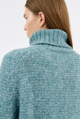 ALPACA WOOL MIX Pullover, Seablue from ODEEH 