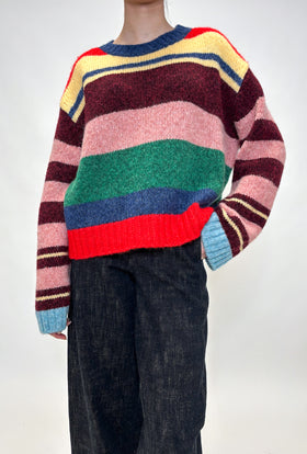 ALPACA WOOL MIX Pullover, Multicolor from ODEEH 