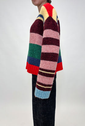 ALPACA WOOL MIX Pullover, Multicolor from ODEEH 