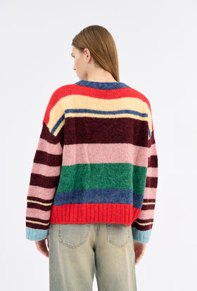 ALPACA WOOL MIX Pullover, Multicolor from ODEEH 