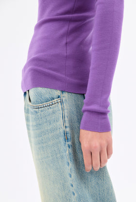 MERINO EXTRAFINE Pullover, Amethyst from ODEEH 