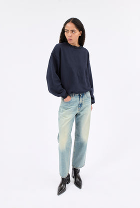 FRENCH TERRY Jersey Sweatshirt, Navy from ODEEH 