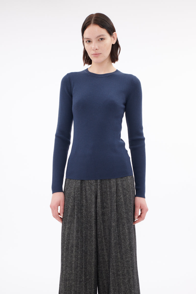 Odeeh Merino Extrafine Pullover, Steel