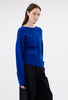 Cash-Wool Mix Pullover, Sapphire from ODEEH 