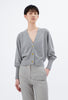 Light Cashmere Knit Cardigan, Heather Grey from ODEEH 