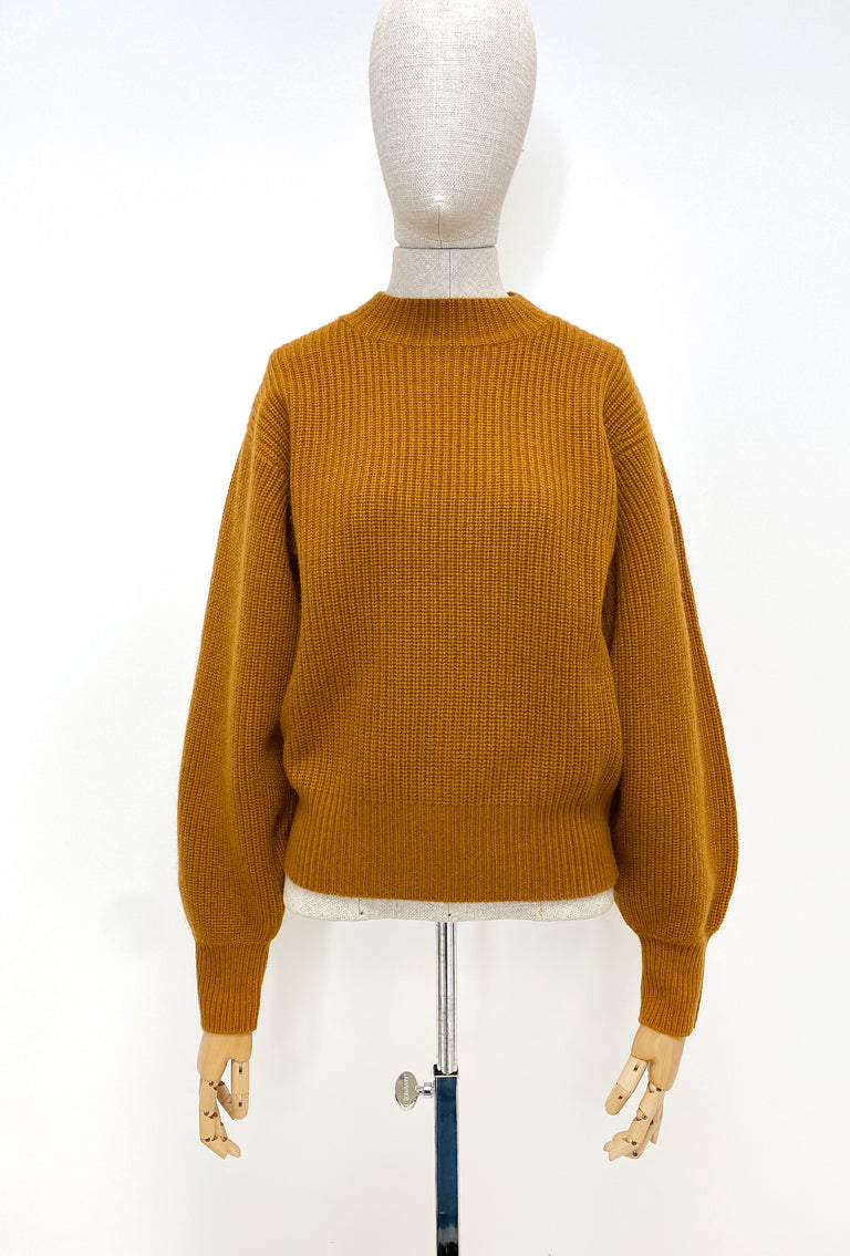 Odeeh Cash-Wool-Mix Pullover, Saffran