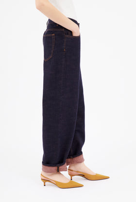 Coloured Denim Jeans, Marine from ODEEH 