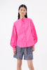 Ultra Light Taffeta Bluse, Neon Pink from ODEEH 