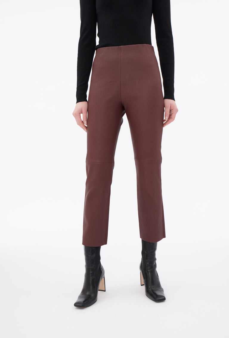 Odeeh Nappa Stretch Lederhose, Chianti