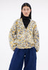 Multicolour Printed Wool Cardigan, Honey from ODEEH 