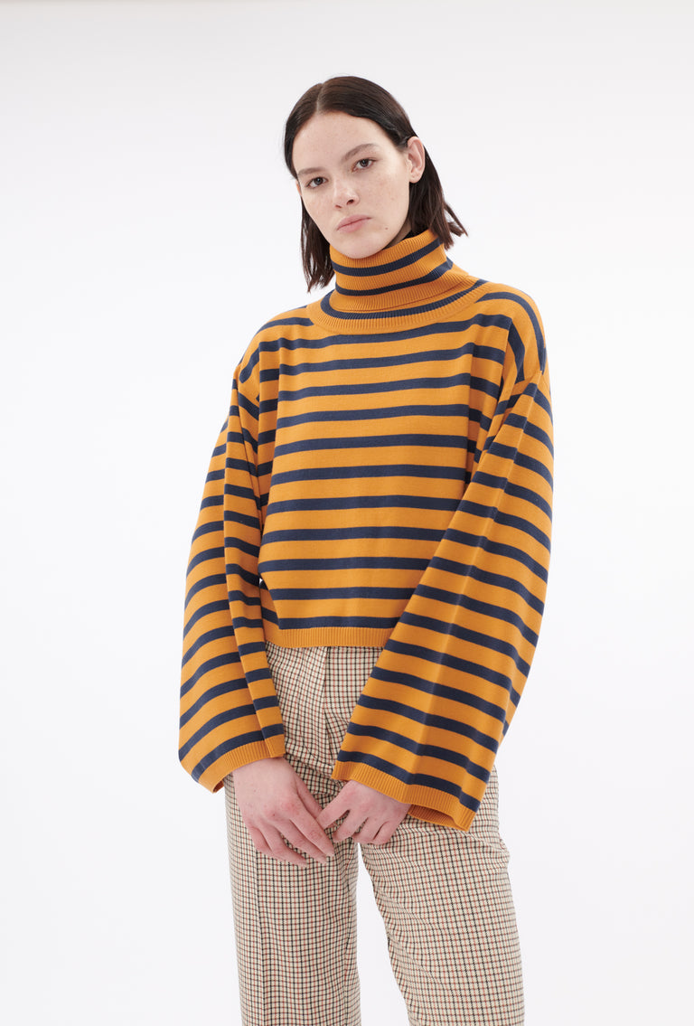 Odeeh Merino Extrafine Pullover, Tiger's Eye